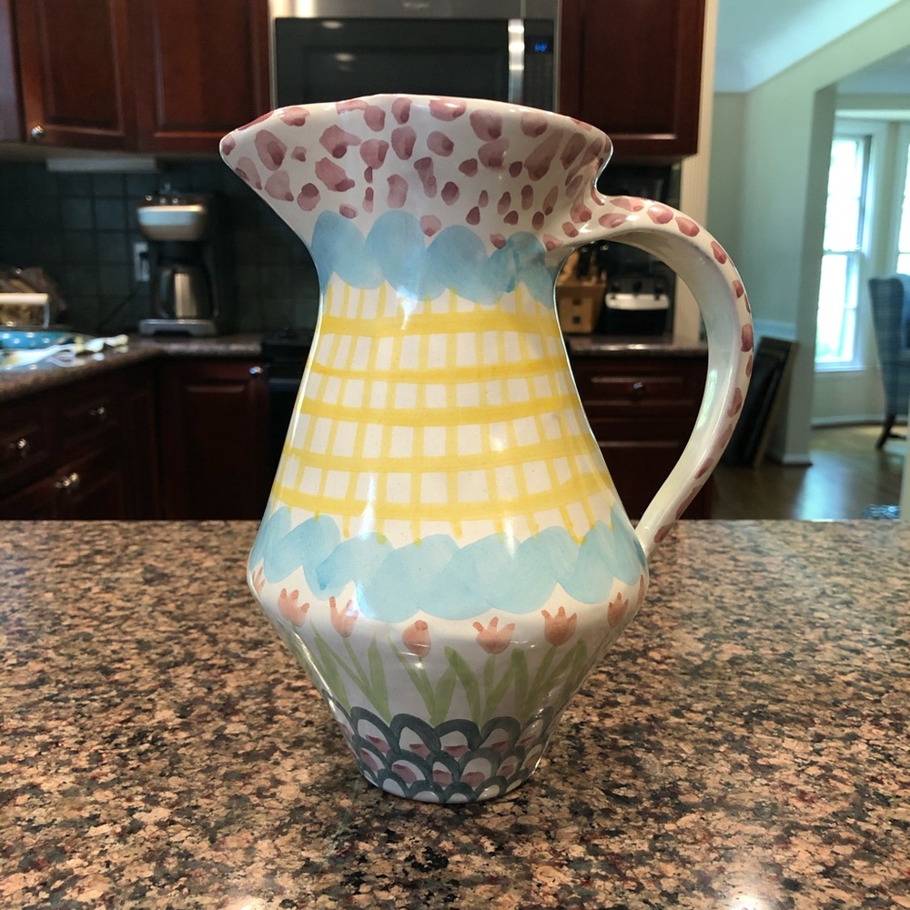Mackenzie Child’s pitcher In retired pattern